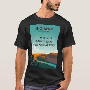 Big Bend One Star Review Subpar National Park Post T-Shirt