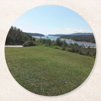 big bergerian village north coast round paper coaster