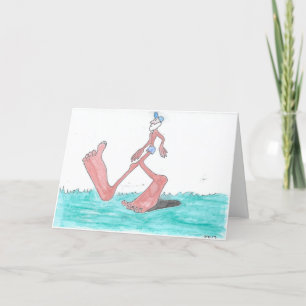 "Big" Bigfoot Birthday Card