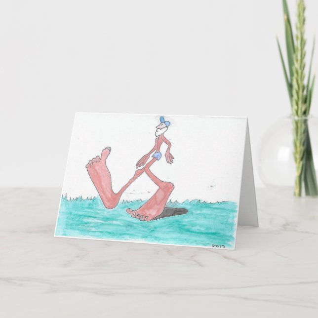 “Big” Bigfoot Birthday Card (Front)