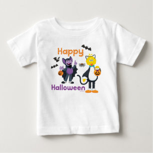 Big Bird and Count Happy Halloween Baby T-Shirt