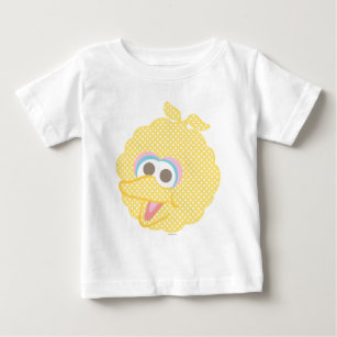 Big Bird Baby Polka Dot Big Face Baby T-Shirt