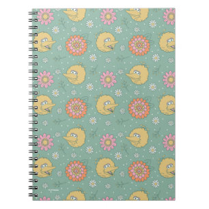 Big Bird   Good Vibes Floral Pattern Notebook