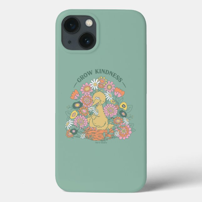 Big Bird | Grow Kindness Floral Graphic Case-Mate iPhone Case (Back)