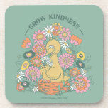 Big Bird | Grow Kindness Floral Graphic Coaster<br><div class="desc">This retro graphic features Big Bird surrounded by colourful flowers. © 2022 Sesame Workshop. www.sesamestreet.org</div>