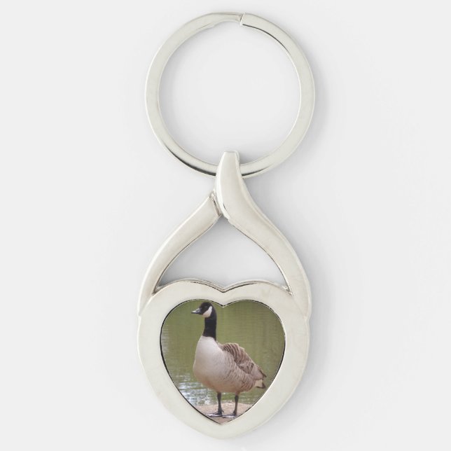 Big Bird Heart Keychain (Front)