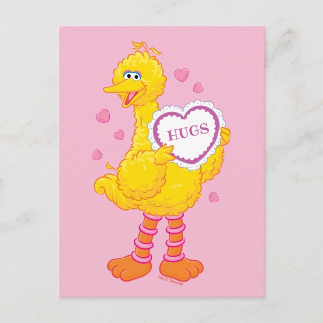 Big Bird Valentine Postcard (Front)