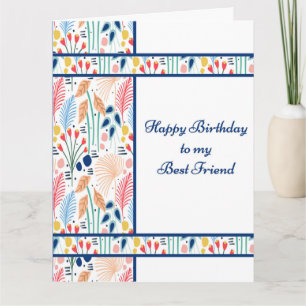 Big Birthday Card for your Best Female Friend
