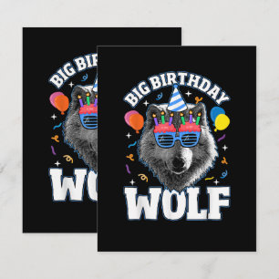 Big Birthday Wolf for Wolves Card