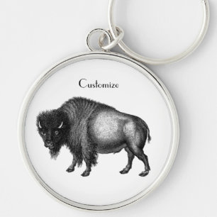 Big Bison Buffalo Thunder_Cove  Keychain