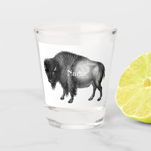 Big Bison Buffalo Thunder_Cove Shot Glass