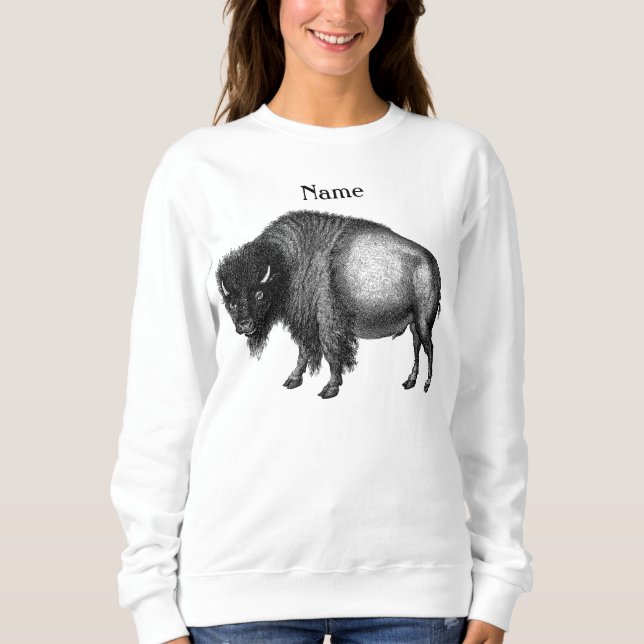 Big Bison Buffalo Thunder_Cove Sweatshirt (Front)