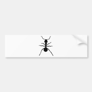 big black ant icon bumper sticker