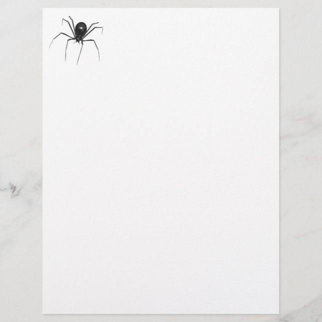 Big Black Creepy 3D Spider (Front)