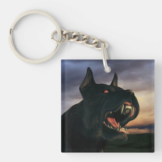 Big, black dog (Devant)