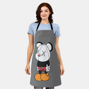 Big black-eared mouse apron