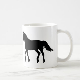 Big Black Horse Coffee Mug