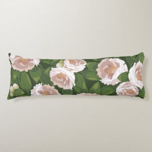 Big Bloom Camellia Charm Body Pillow