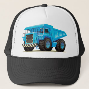 Big Blue Dump Truck Trucker Hat