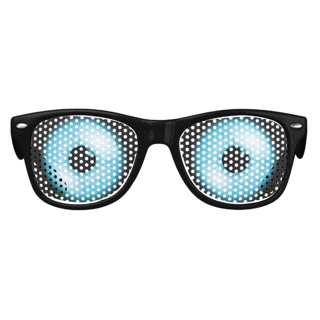 Big Blue Eyes Party Sunglasses (Front)
