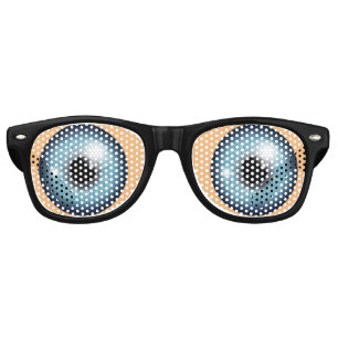 Big Blue Eyes Retro Sunglasses