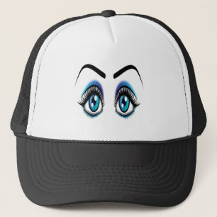 Big Blue Eyes Trucker Hat