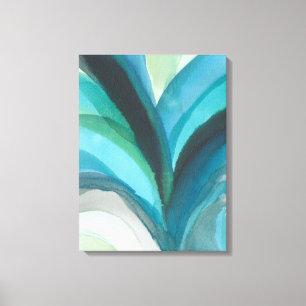 Big Blue Leaf I Canvas Print