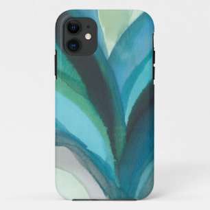 Big Blue Leaf I iPhone 11 Case