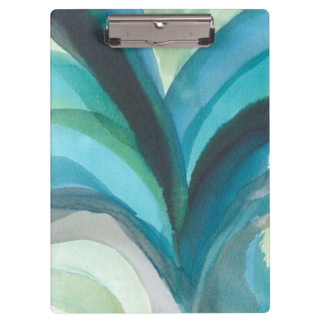 Big Blue Leaf I Clipboard (Front)