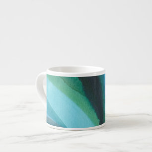 Big Blue Leaf I Espresso Cup