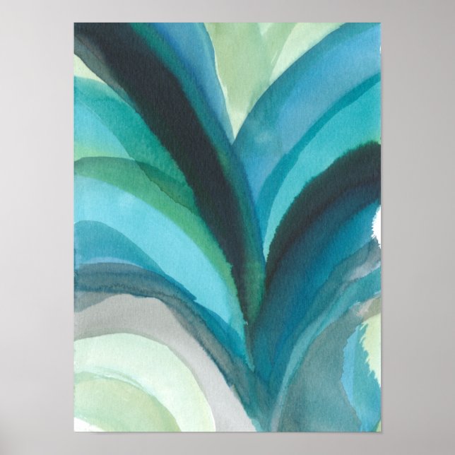 Big Blue Leaf I Poster (Front)