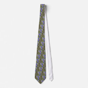Big Blue Louisiana Iris Tie