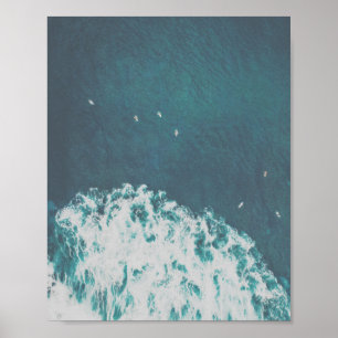 Big Blue Ocean Photograph Poster