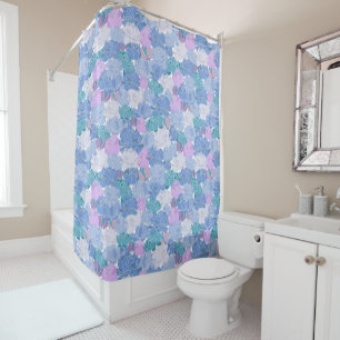 Big Blue Violet Floral