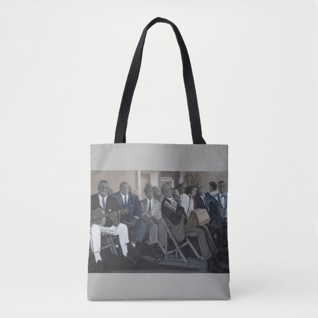 "Big Blues Roadshow" Tote Bag (Front)