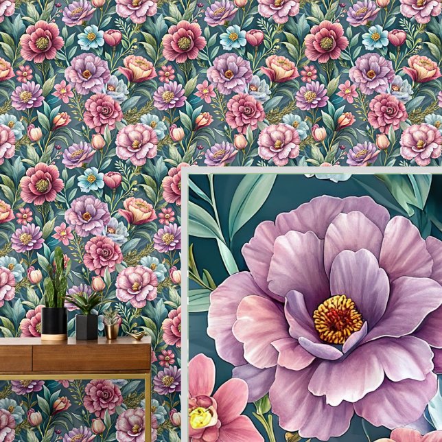 Big Bold & Beautiful Pink Floral Flowers  Wallpaper (Creator Uploaded)