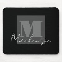 Big Bold Monogram Mousepad