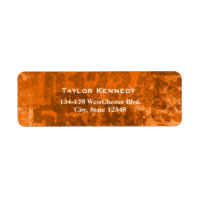 Big Bold Numbers on Brownish Orange Grunge Texture