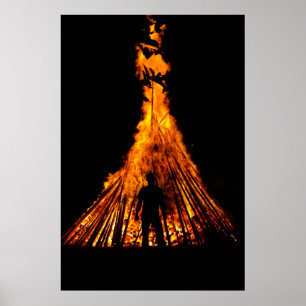 Big bonfire poster