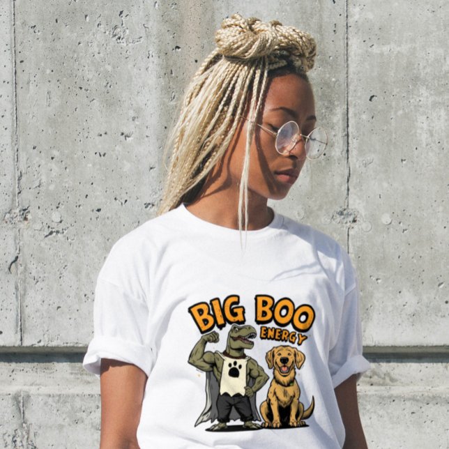 Big Boo Energy T Rex Retriever Halloween Tee (Creator Uploaded)