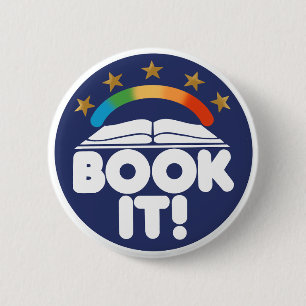Big Book Energy, Book It 2 Inch Round Button