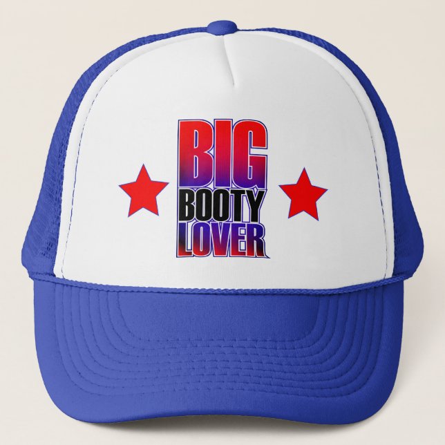 Big Booty Lover Funny Trucker Hat (Front)