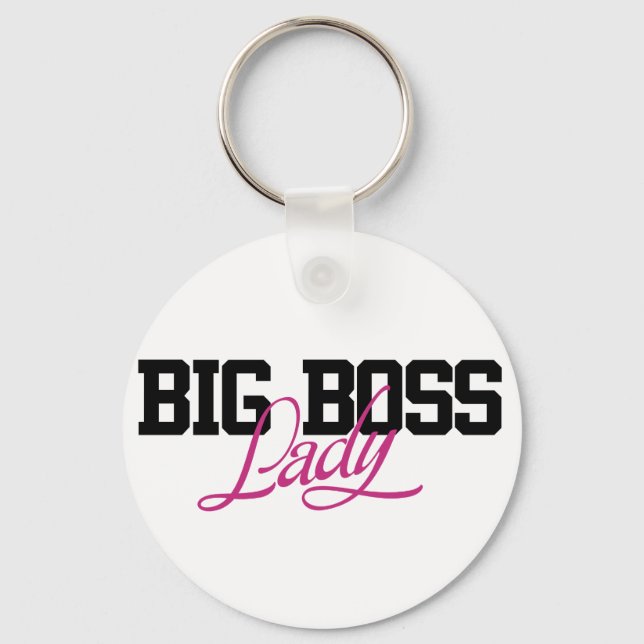Big Boss Lady Keychain (Front)