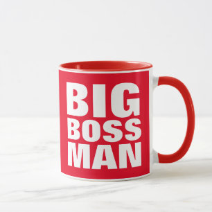 BIG BOSS MAN, Funny DAD cafés tasses