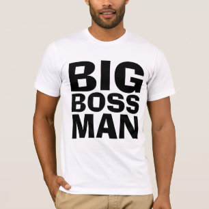 BIG BOSS MAN Men's Funny T-shirts Tees