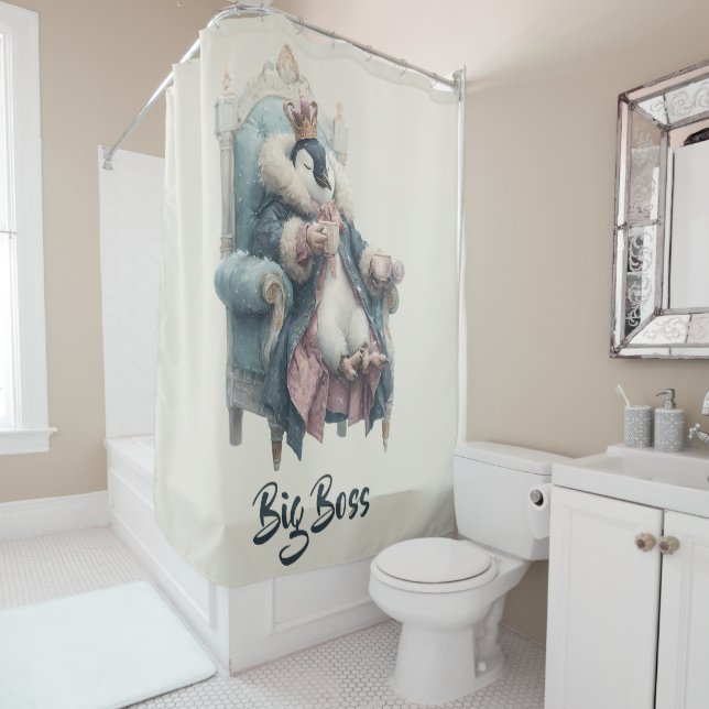 Big Boss Winter Penguin Design (In Situ)