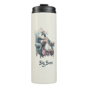 Big Boss Winter Penguin Design Thermal Tumbler
