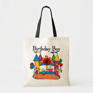Big Bounce Boy 4th Birthday Tshirts and Gifts Tote Bag