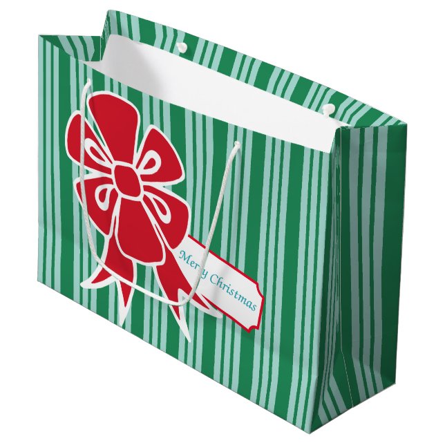 Big Bow Gift Bag (Front Angled)