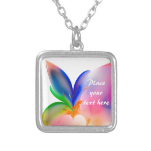 Big Bow Gift Box Silver Plated Necklace